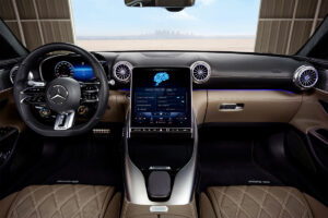 Interieur des Mercedes AMG SL Roadster